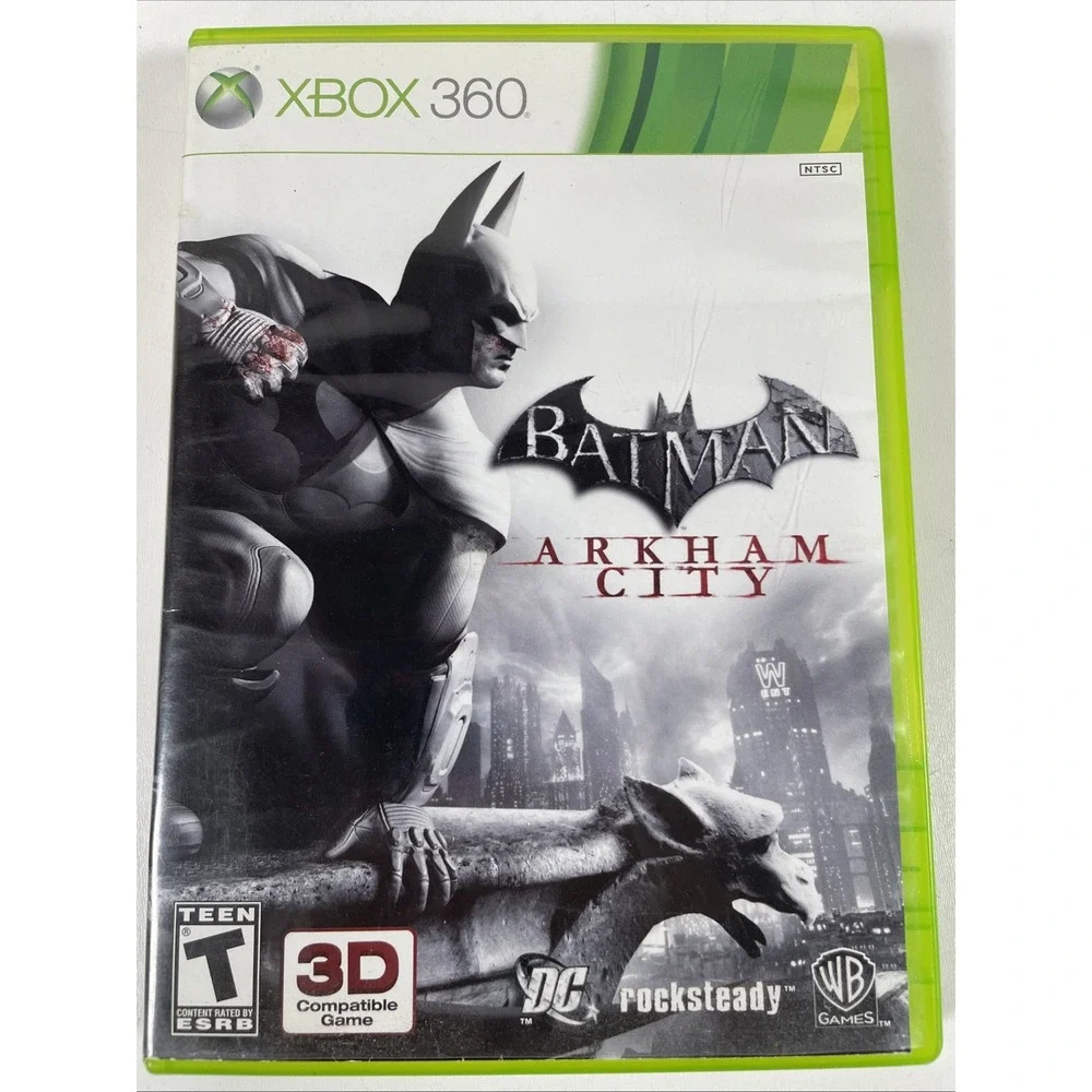 Batman Arkham City - Microsoft Xbox 360 Untested Fast Shipping Includes Manual